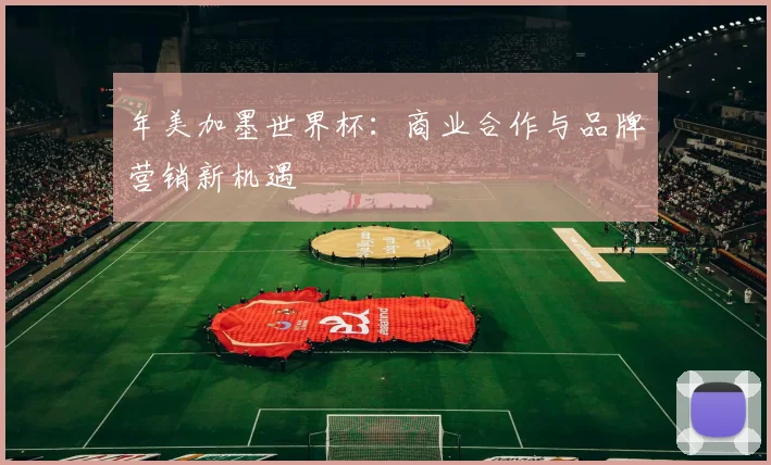 年美加墨世界杯：商业合作与品牌营销新机遇